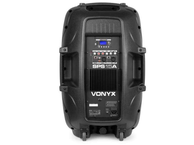 Vonyx SPS15A --  Kit de altavoz 15â activo con Mp3 y trÃ­pode